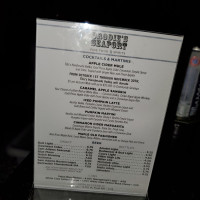 Brodie's Seaport menu