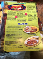Cuca's Mexican Food menu