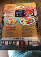 Cuca's Mexican Food menu