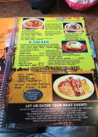 Cuca's Mexican Food menu