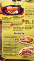 Cuca's Mexican Food menu