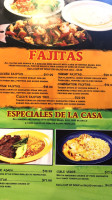 Cuca's Mexican Food menu