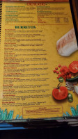 Agave Azul Mexican menu