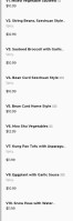 Hunan Kitchen menu