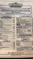 Baldwin Cafe menu