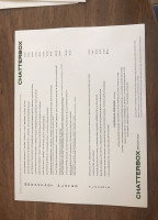 The Chatterbox Oc menu