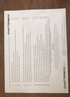 The Chatterbox Oc menu