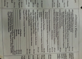 Silvestre Chicken menu