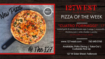 127 West Social House menu