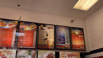 Swan Dive menu