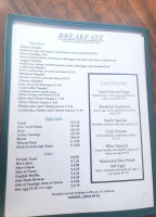 Moss Landing Cafe menu