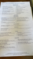 Tu y Yo Mexican menu