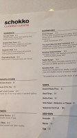 Schokko Café menu