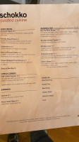 Schokko Café menu