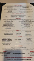 The Little Village menu