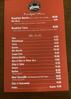 Asada Grill menu