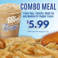 Fosters Freeze menu