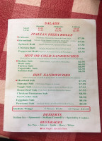 San Biagio's Pizza menu
