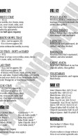 Mesa Grande Taqueria menu