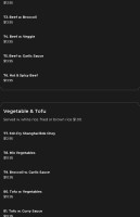 Yummy Garden menu