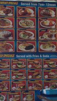 Sky Burgers menu