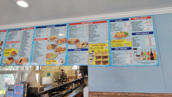 Sky Burgers menu