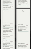 Frittella Italian Cafe menu