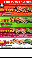 Papa Romano's Pizza menu