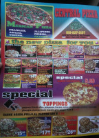 Central Pizza menu