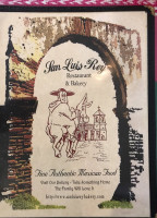 San Luis Rey Bakery menu