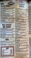 Vaqueros Mexican menu