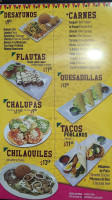 Taquerias Veracruz menu