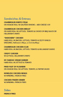 Windmill menu