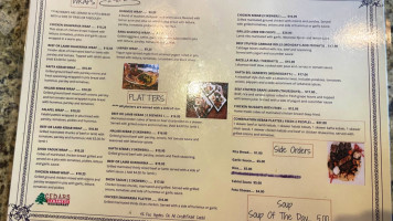 Cedars Lebanese menu