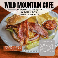 Wild Mountain Cafe menu