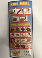 Frosty King menu
