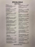 Dong Hae Sushi Carta