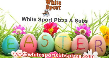 White Sport Pizza logo