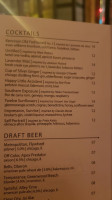 The Kennison menu