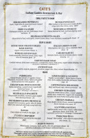 Nexus Brewery menu