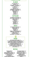 El Bebe menu