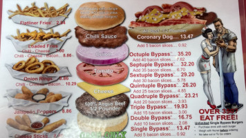 Heart Attack Grill menu