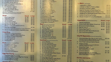 Rose Garden menu