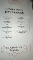 Caffé Al Teatro menu