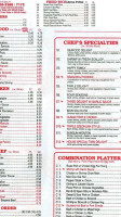 Papa Johns Pizza menu