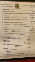 Masa Sushi menu