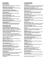 Fat Head's Saloon menu
