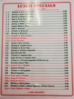 Main Moon Hollidaysburg menu