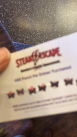 Steak Escape menu