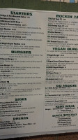 The Cove menu
